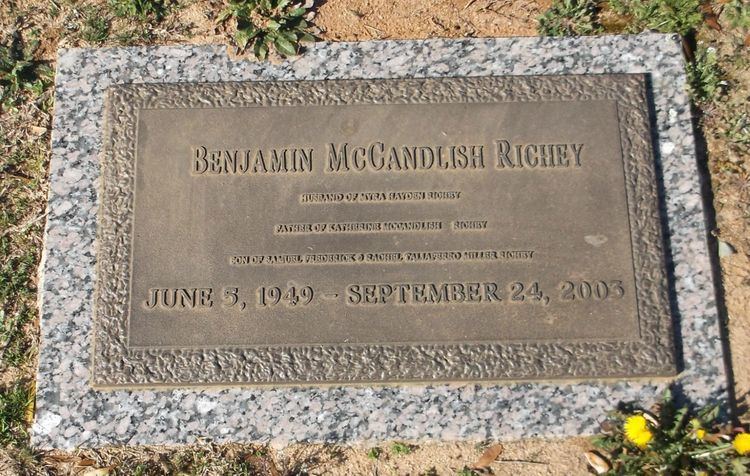 Benjamin McCandlish Benjamin McCandlish Ben Richey 1949 2003 Find A Grave Memorial