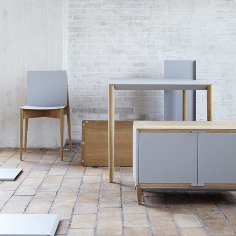 Benjamin Vermeulen Flatpack furniture assembled with magnets by Benjamin Vermeulen