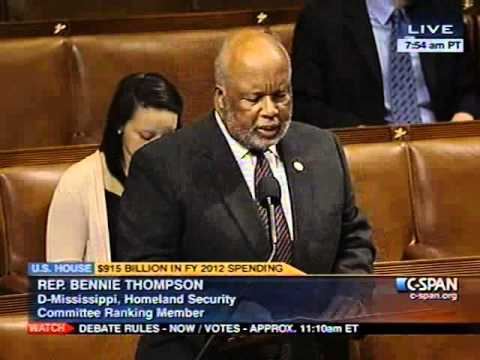 Bennie Thompson Congressman Bennie Thompson Homeland Security YouTube