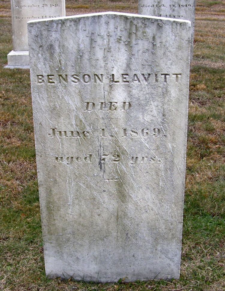 Benson Leavitt Benson Leavitt 1797 1869 Find A Grave Memorial