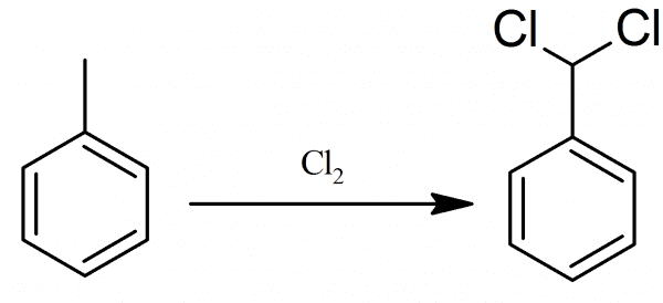 Benzal chloride Synthesis of BENZAL CHLORIDE PrepChemcom