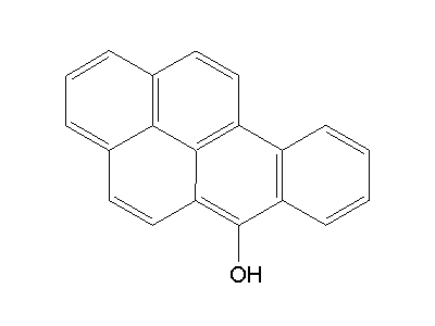 Benzopyrene 5Hydroxy34benzopyrene C20H12O ChemSynthesis