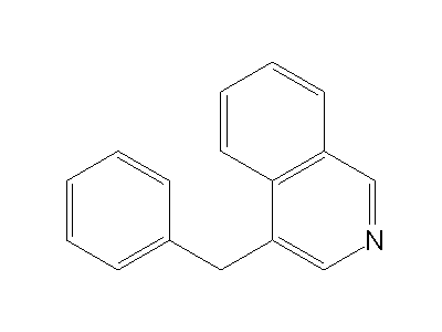 Benzylisoquinoline 4benzylisoquinoline C16H13N ChemSynthesis