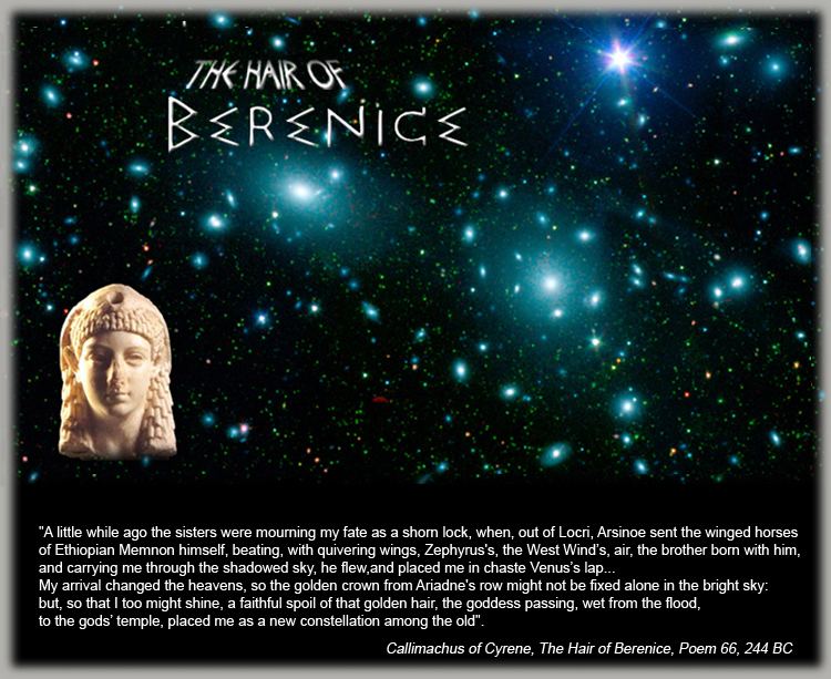 Berenice II of Egypt HAIR39S MYTHOLOGY