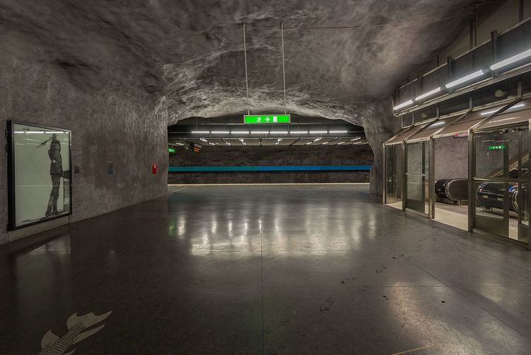 Bergshamra metro station