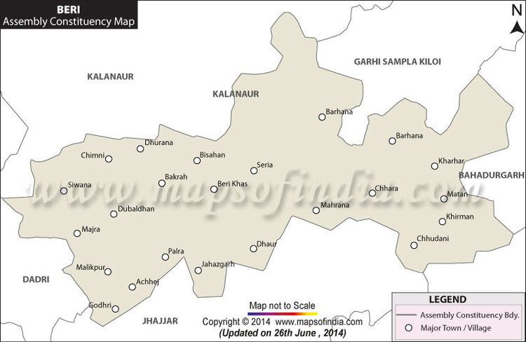 Beri, Haryana in the past, History of Beri, Haryana