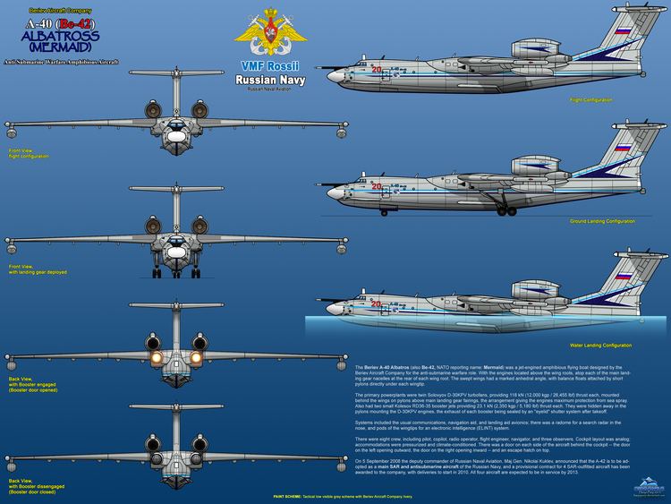 Beriev A-40 Beriev A40 Be42 Albatross Mermaid Part 2 by haryopanji on