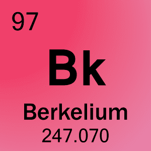 Berkelium 97 Berkelium Bk Elements4Kids