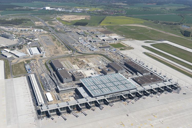 Berlin Brandenburg Airport Aerial view of Berlin Brandenburg Airport