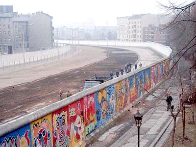 Berlin Wall graffiti art
