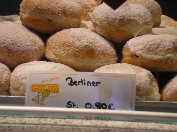 Berliner (doughnut) Ich Bin Ein Berliner Jam Doughnut Photo