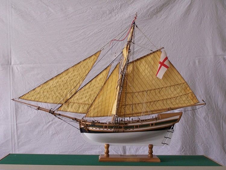 Bermuda sloop Ship model Bermuda sloop of 1740