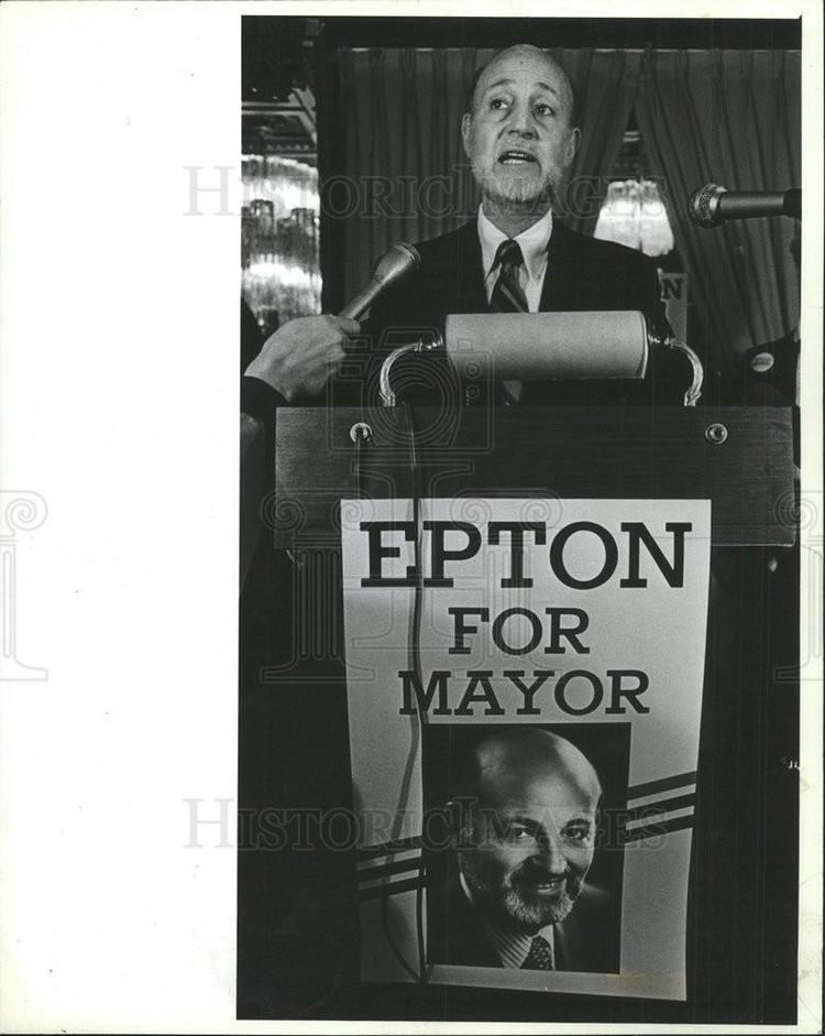 Bernard Epton Press Photo Bernard Epton American Illinois State Politician