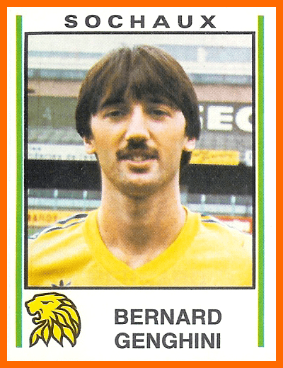 Bernard Genghini Old School Panini FC Sochaux 198081 la conqute de l