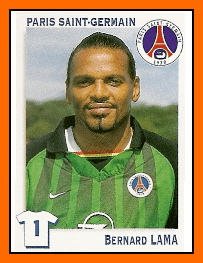 Bernard Lama Old School Panini Tribute to Bernard LAMA