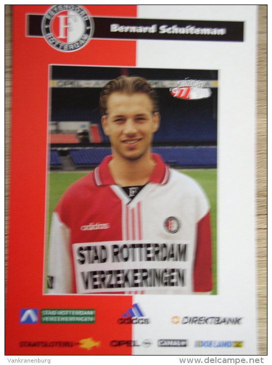 Bernard Schuiteman Bernard Schuiteman Feyenoord Football CP 9798 FC