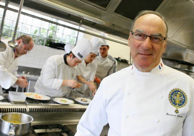 Bernard Vaussion French presidential chef bids farewell with raspberry