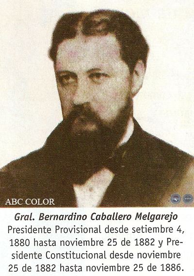Bernardino Caballero Portal Guaran REPBLICA DEL PARAGUAY GOBIERNO Y GEOGRAFA