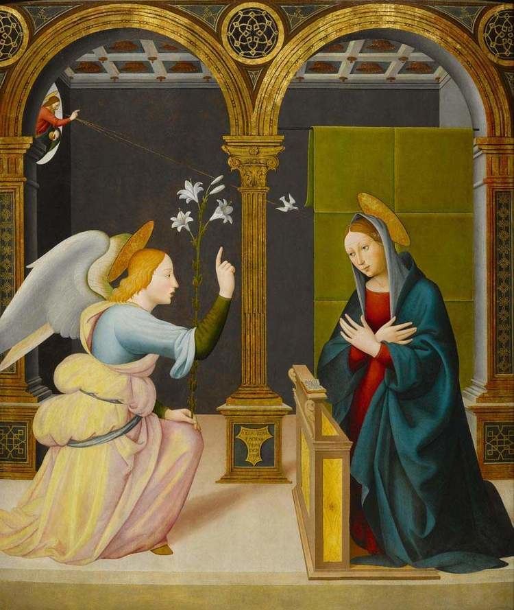 Bernardino del Signoraccio Leonardo di Bernardino del Signoraccio bapt 1491 Annunciation