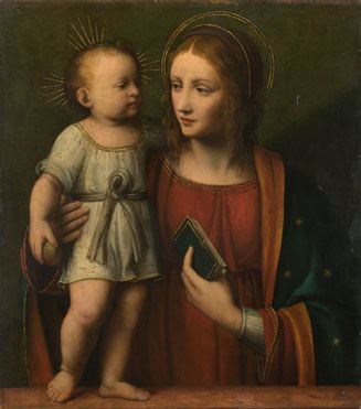 Bernardino Luini Workshop of Bernardino Luini The Virgin and Child