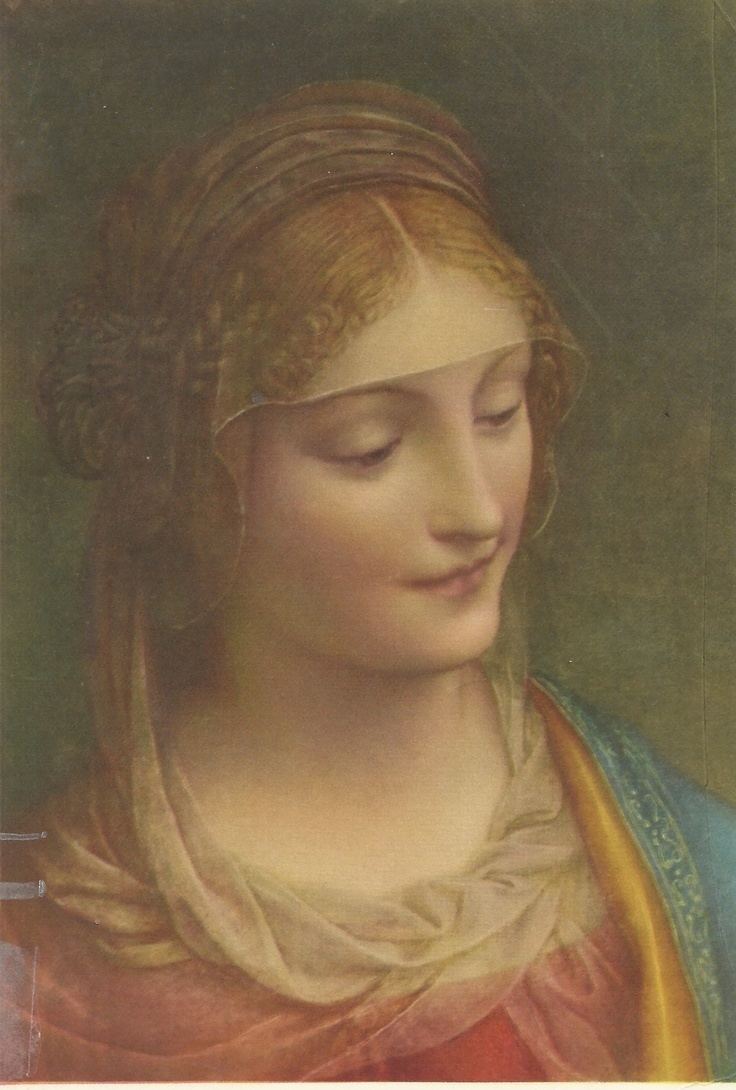 Bernardino Luini La S Vergine Bernardino Luini Milano Pinacoteca