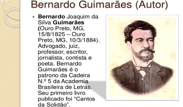 Bernardo Guimarães Bernardo Guimares Histria e publicaes Resumo Escolar