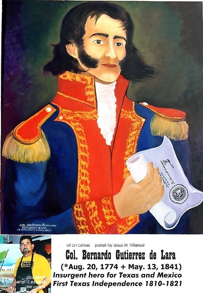 Bernardo Gutiérrez de Lara Panoramio Photo of Portrait of Col Bernardo Gutierrez de Lara oil