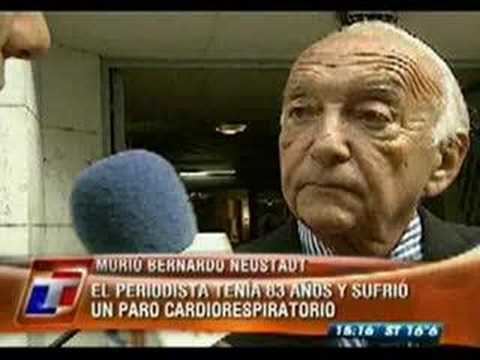 Bernardo Neustadt Muri el periodista Bernardo Neustadt info TN YouTube