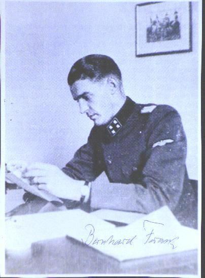 Bernhard Frank Bernhard Frank Commander of air defense at the