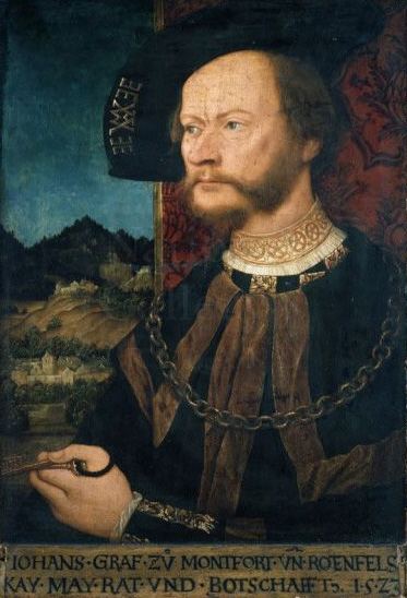 Bernhard Strigel Portrait of Count Johann II Count of Montfort and