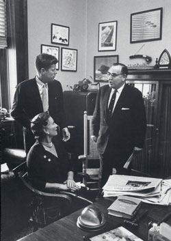 Bernice Layne Brown 1958 Pat Brown with his wife Bernice Layne Brown and Senator John