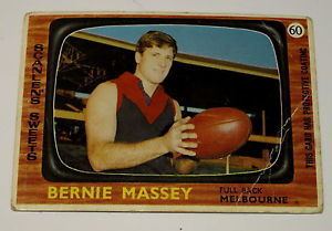 Bernie Massey VINTAGE 1967 SCANLENS VFL AFL FOOTBALL CARD No 60 BERNIE MASSEY eBay