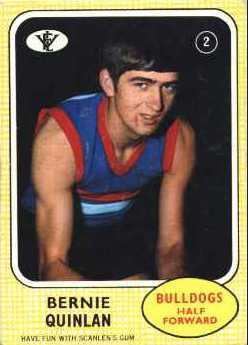 Bernie Quinlan Australian Football Bernie Quinlan Player Bio