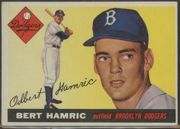 Bert Hamric 1955 Topps 199 Bert Hamric Brooklyn Dodgers eBay