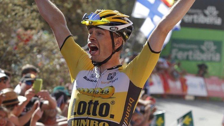 Bert-Jan Lindeman Vuelta a Espana Chris Froome loses time as BertJan