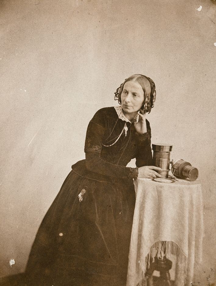 Bertha Beckmann selfportrait of Bertha WehnertBeckmann with photographic lenses