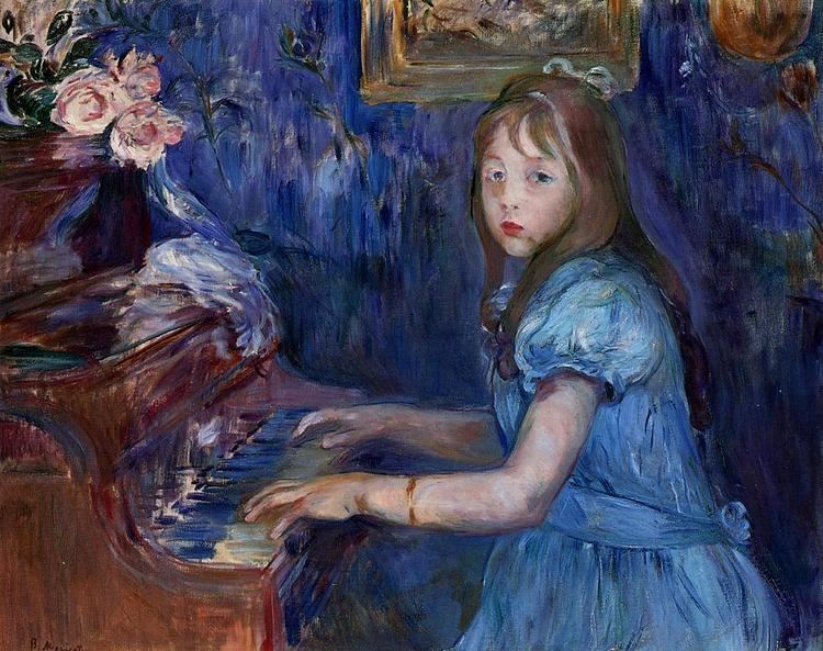 Berthe Morisot Lucie Leon at the Piano Berthe Morisot WikiArtorg