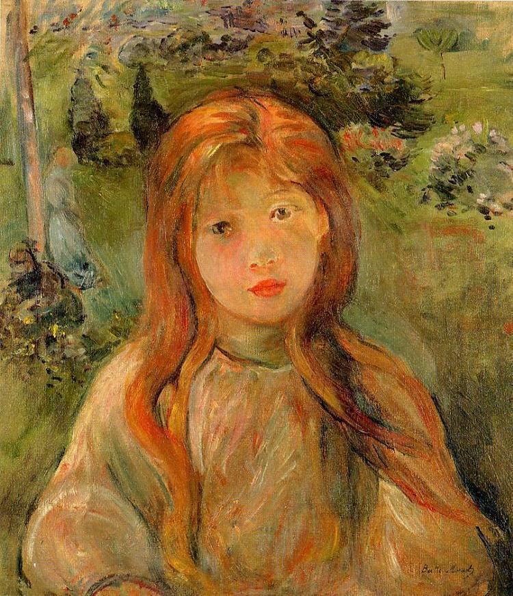 Berthe Morisot Little Girl at Mesnil Berthe Morisot WikiArtorg