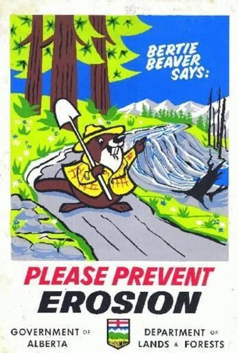 Bertie Beaver Bertie Beaver The Canadian Smokey the Bear Conquestcommando amp Friends