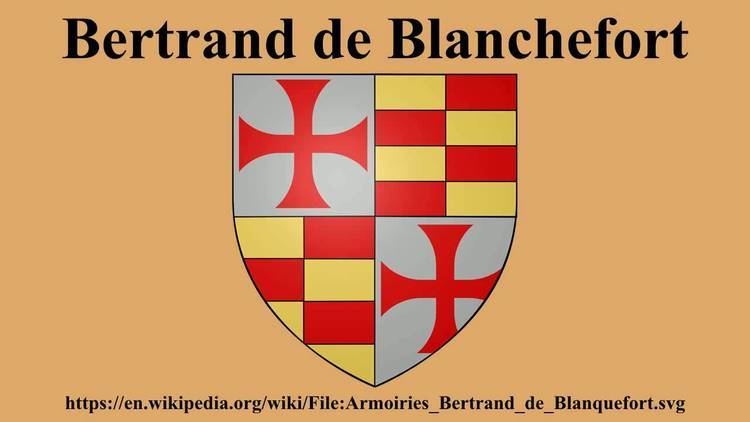 Bertrand de Blanchefort Bertrand de Blanchefort YouTube