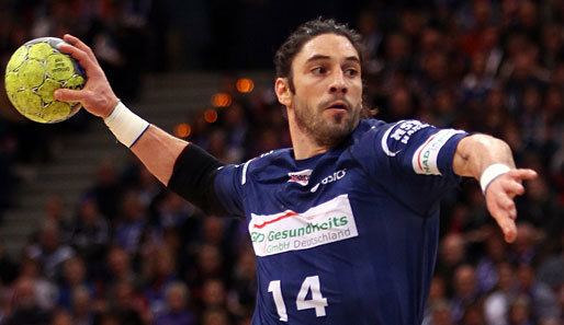 Bertrand Gille (handballer) Handball Muskelfaserriss im Wurfarm Bertrand Gille fehlt