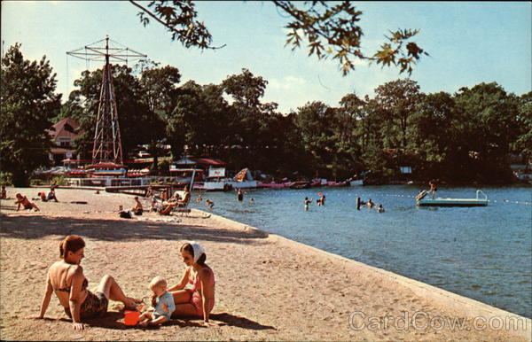 Bertrand Island Amusement Park Bertrand Island Amusement Park Mount Arlington NJ Postcard