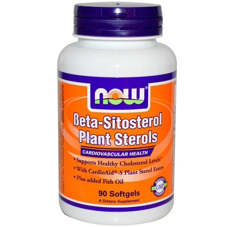Beta-Sitosterol Now Foods BetaSitosterol Plant Sterols 90 Softgels iHerbcom