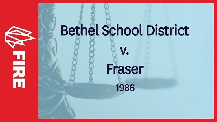 Image result for Bethel School District v. Fraser