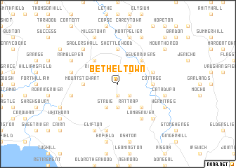 Bethel Town, Jamaica Bethel Town Jamaica map nonanet