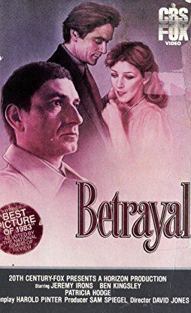 Betrayal (1983 film) Amazoncom Betrayal 1983 Jeremy Irons Ben Kingsley Patricia