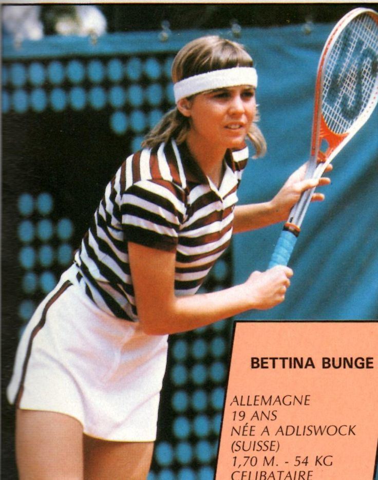 Bettina Bunge Bettina Bunge Tyskland WTA Tennis Memories 80s