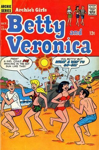 Betty and Veronica (comic book) Archie Comics Retro Betty and Veronica Comic Book Cover No154