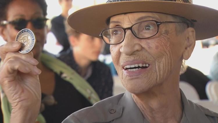 Betty Reid Soskin Nations Oldest Park Ranger Receives Replacement Coin in Surprise