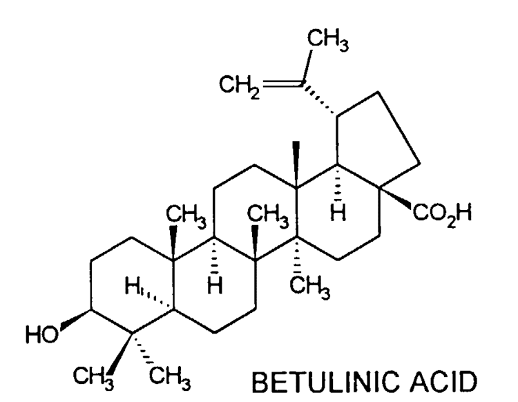 Betulinic acid Patent EP0717983B1 Cosmetic compositions containing betulinic acid